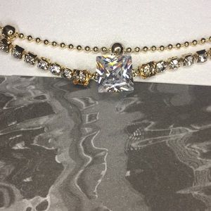 RHINESTONE BRACELET (GOLD)